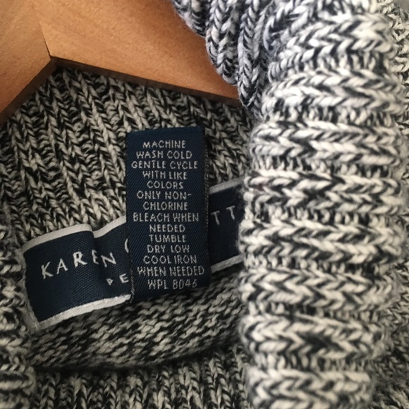 Karen Scott Gray Heathered sweater - Picture 5 of 6